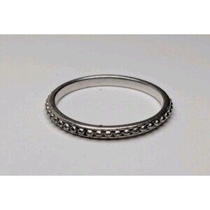 Sterling 925 Size 7 Dot Band Ring